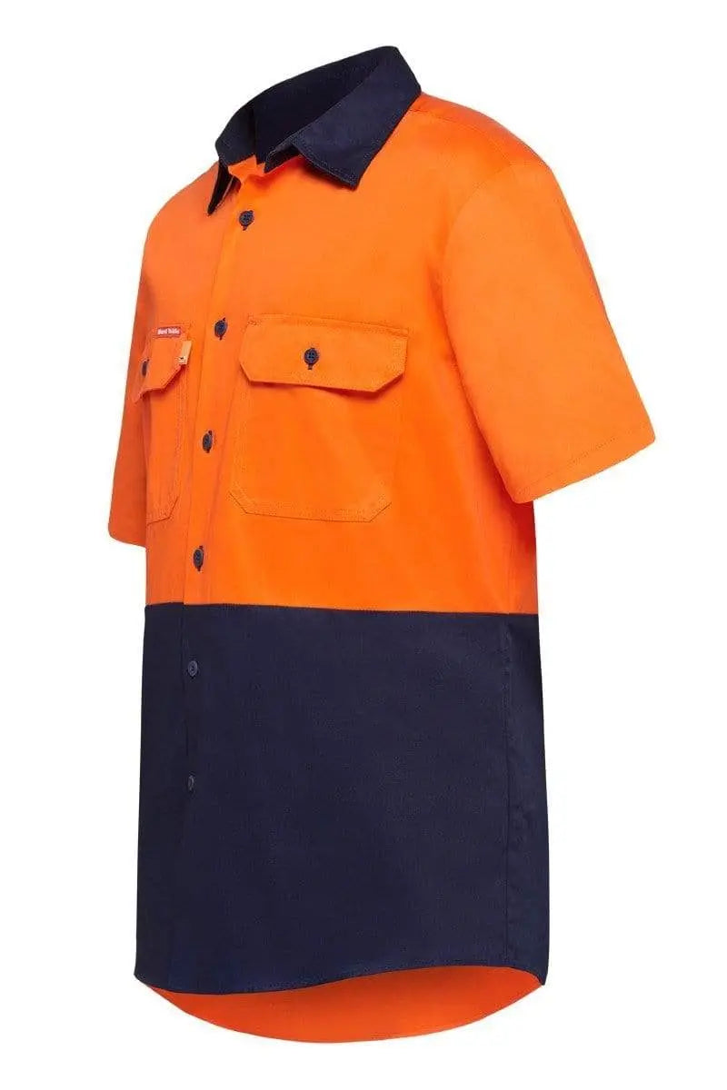 Hard Yakka Short Sleeve Hi Vis Shirt Y04620 Metro Workwear.